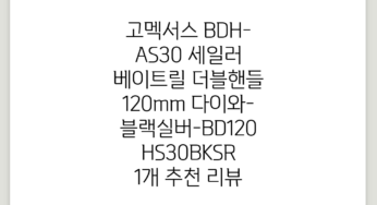 고멕서스 BDH-AS30 세일러 베이트릴 더블핸들 120mm, 다이와-블랙실버-BD120HS30BKSR, 1개 추천 리뷰